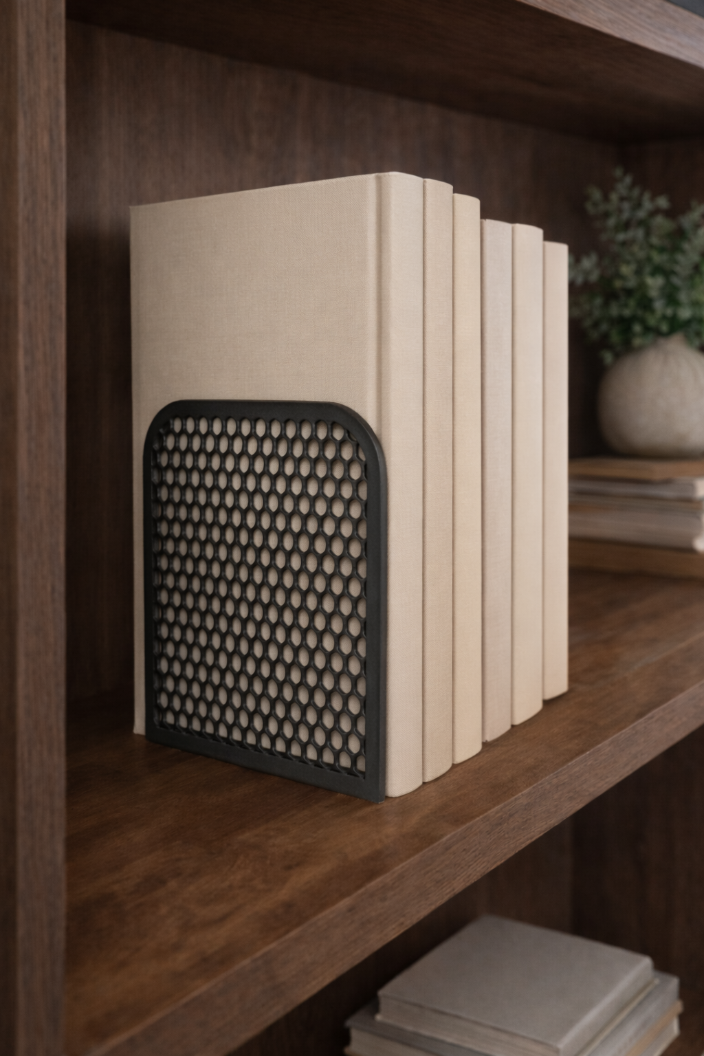 Batente de Livros Favo de Mel pack 2